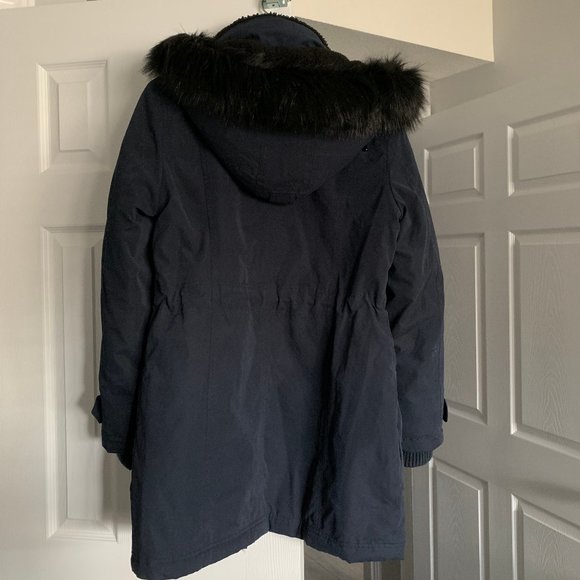DKNY Faux-Fur Anorak Jacket (Size Small) - Picture 2 of 11